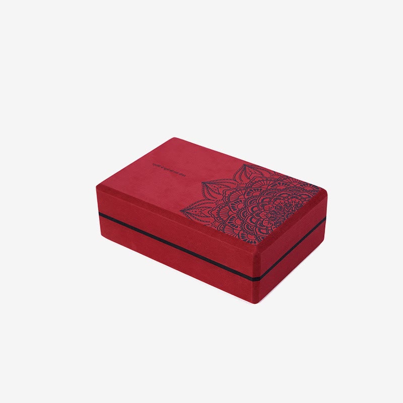 Karma Stone Tibetan Mandala Mindful Soft Non-Slip Foam Yoga Block