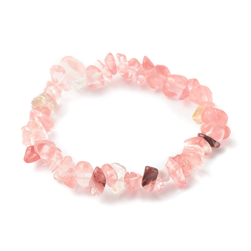 Karma Stone Amethyst Lazurite Various Crystal Stone Healing Positive Bracelet