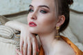 Evil eye earrings